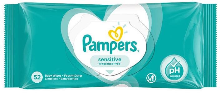 PAMPERS Fresh Sensitive 52 db Popsitörlő