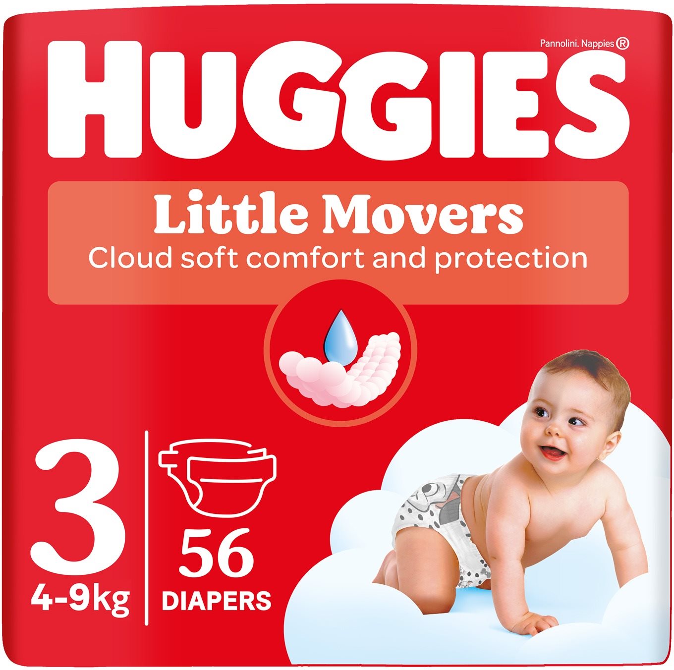 HUGGIES Ultra Comfort 3-as méret Jumbo (56 db) Eldobható pelenka