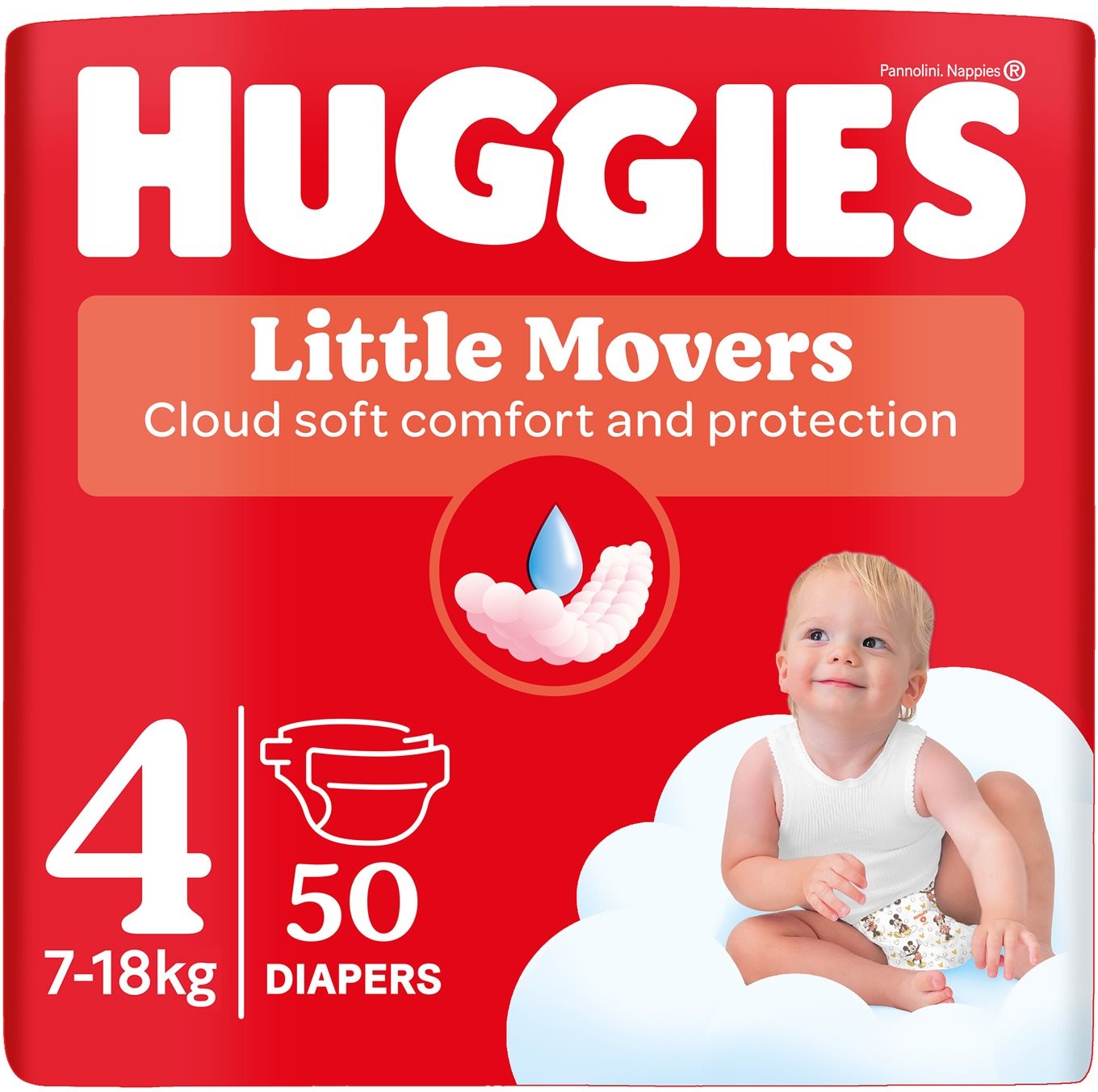 HUGGIES Ultra Comfort 4-es méret Jumbo (50 db) Eldobható pelenka