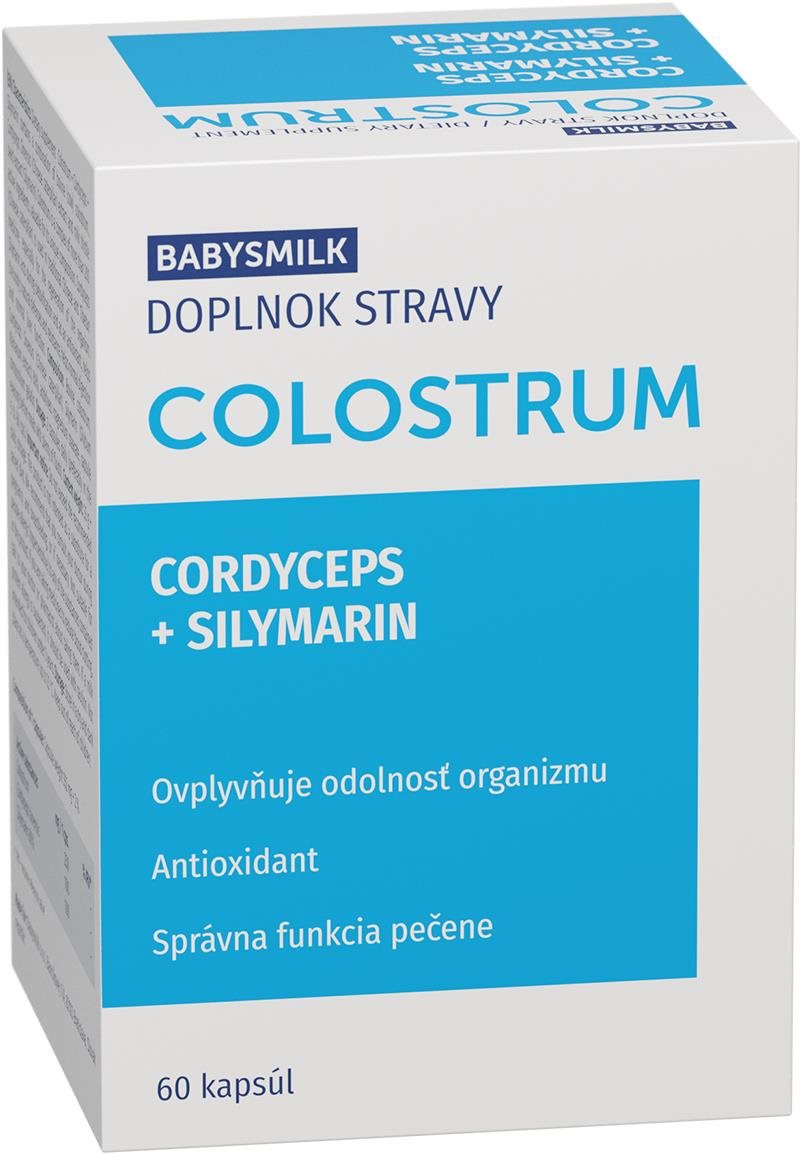Babysmilk Colostrum Cordyceps + Silymarin 60 kapsúl Kolostrum