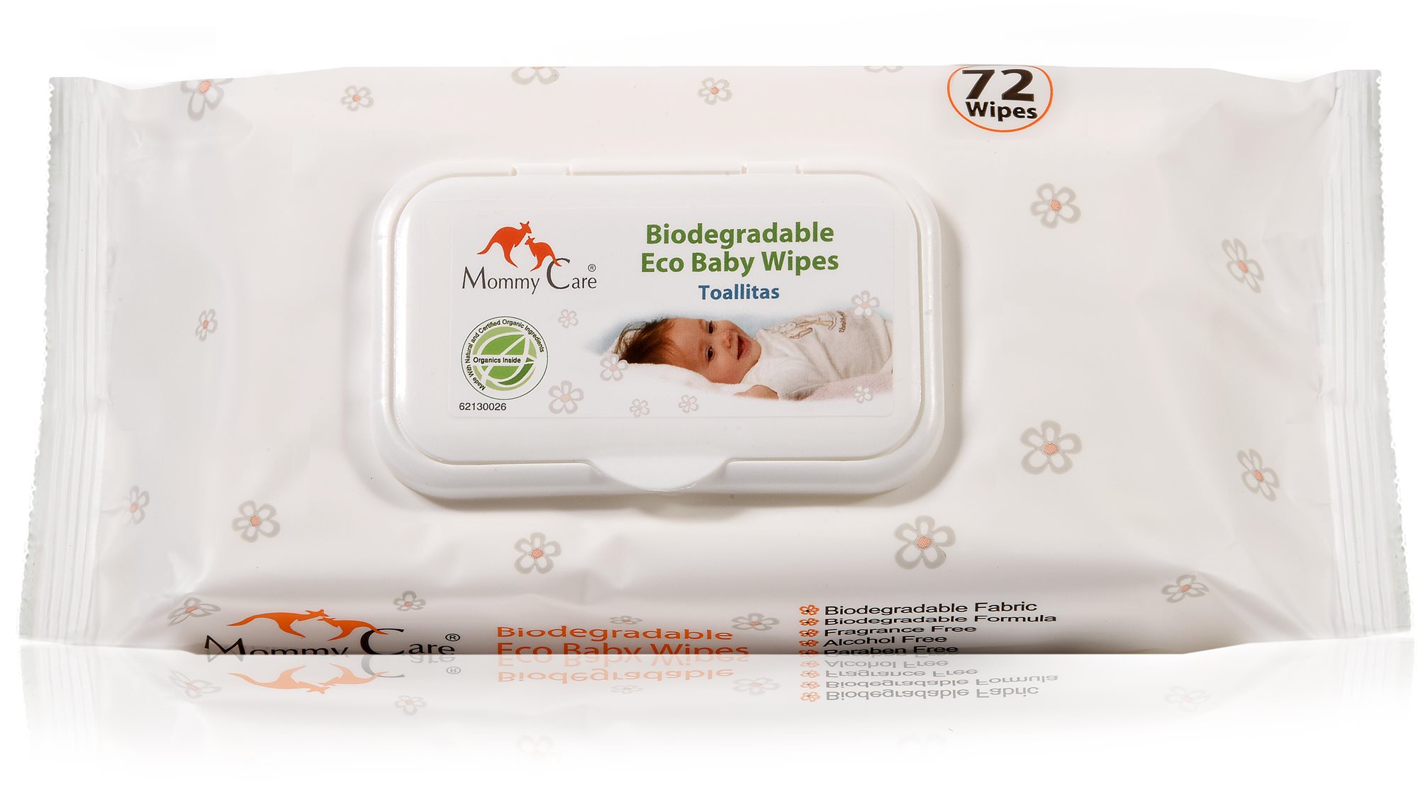 MOMMY CARE biologicky rozložiteľné detské obrúsky 72 ks Detské...