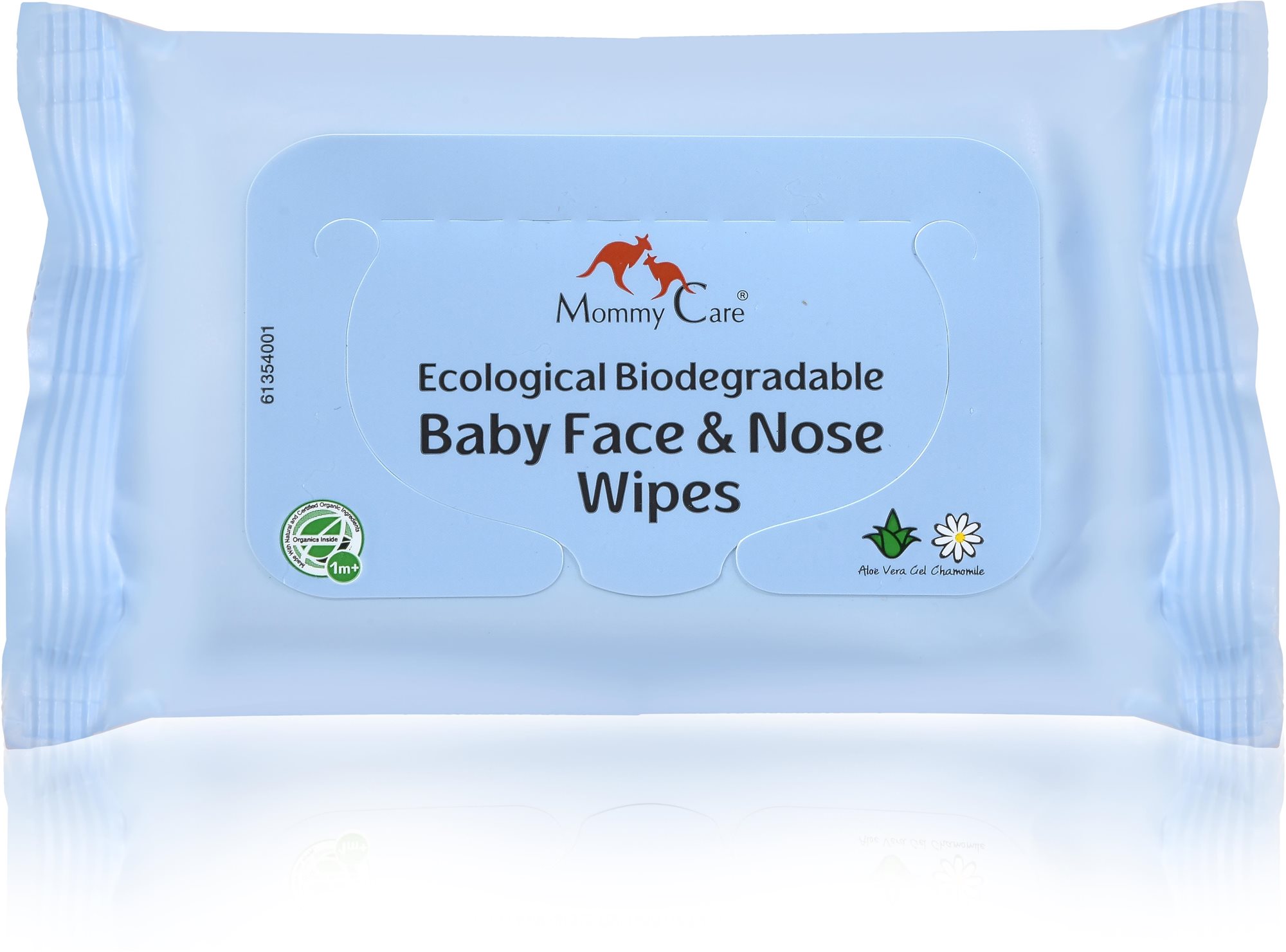 MOMMY CARE baba törlőkendő arcra és orrra 24 db Popsitörlő