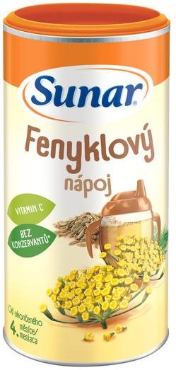 Sunar rozpustný nápoj feniklový 200 g Nápoj