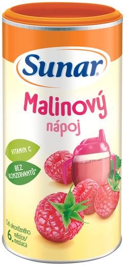 Sunar rozpustný nápoj malinový 200 g Nápoj