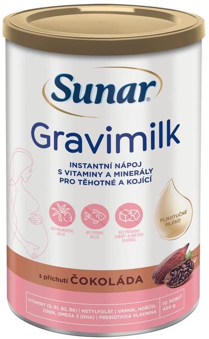 Sunar Gravimilk s príchuťou čokoláda 450 g Nápoj