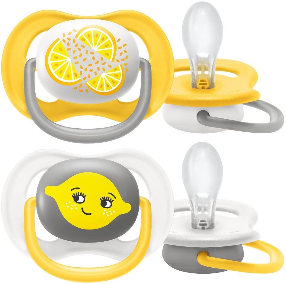 Philips AVENT Ultra Air Cumi, semleges (citrus) 6-18 hó, 2 db Cumi