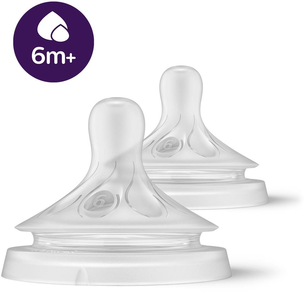 Philips AVENT Natural Response 6 na kašu 6 m+, 2 ks Cumlík