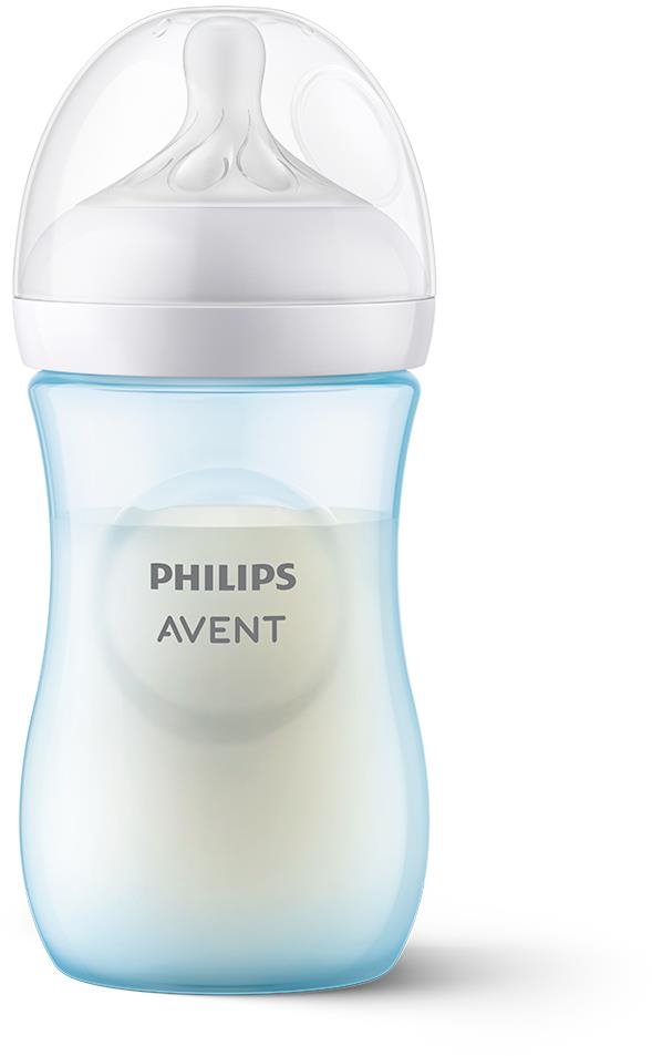 Philips AVENT Natural Response 260 ml, 1 m+, modrá Dojčenská fľaša