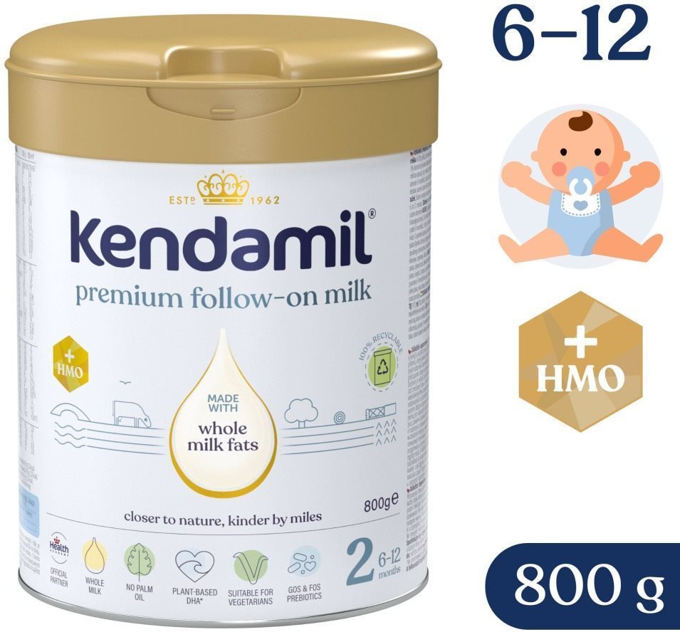 Kendamil Premium 2 HMO+ (800 g) Dojčenské mlieko