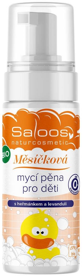 Saloos Bio měsíčková mycí pěna pro děti 150 ml Dětská pěna do koupele