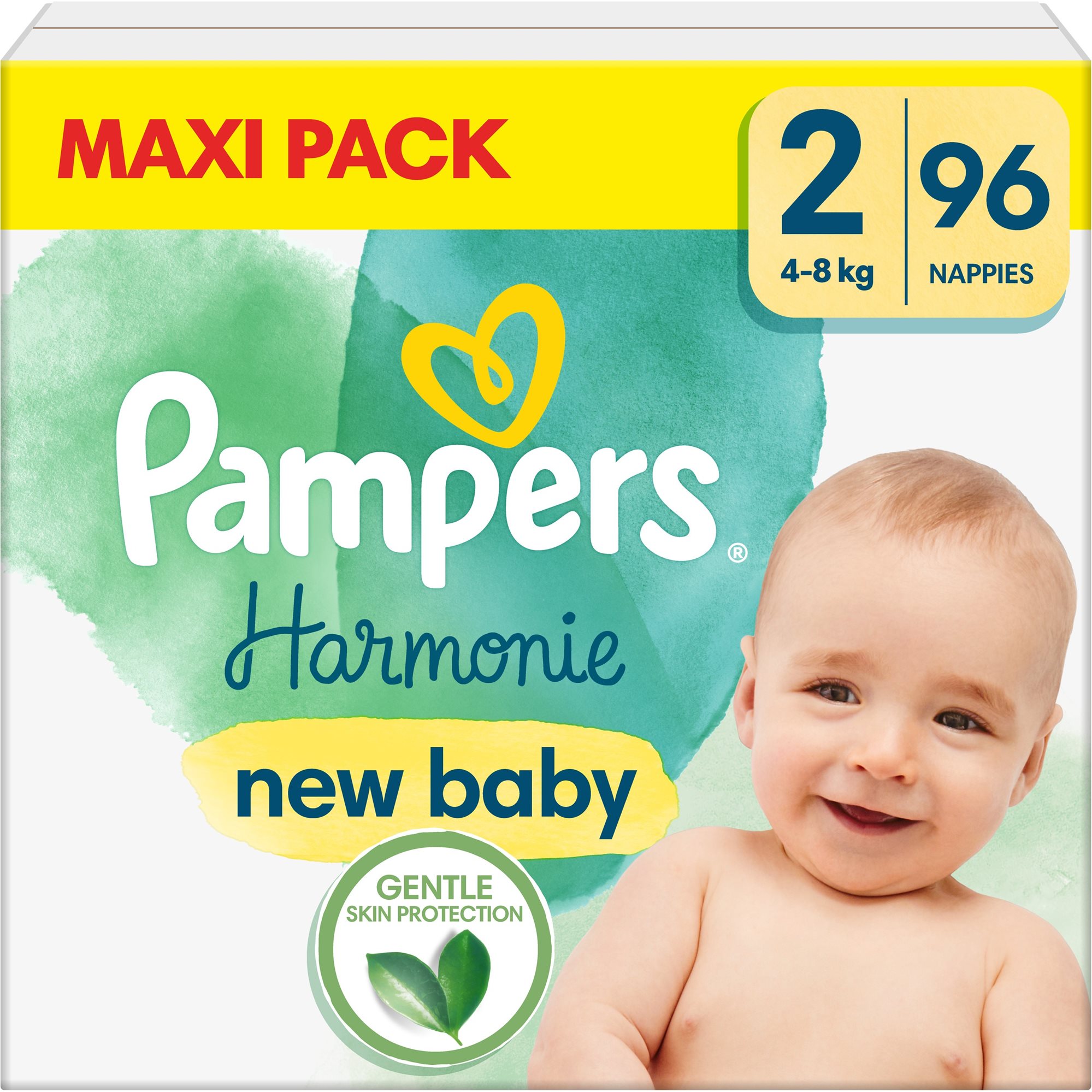PAMPERS Harmonie 2-es méret (96 db) Eldobható pelenka