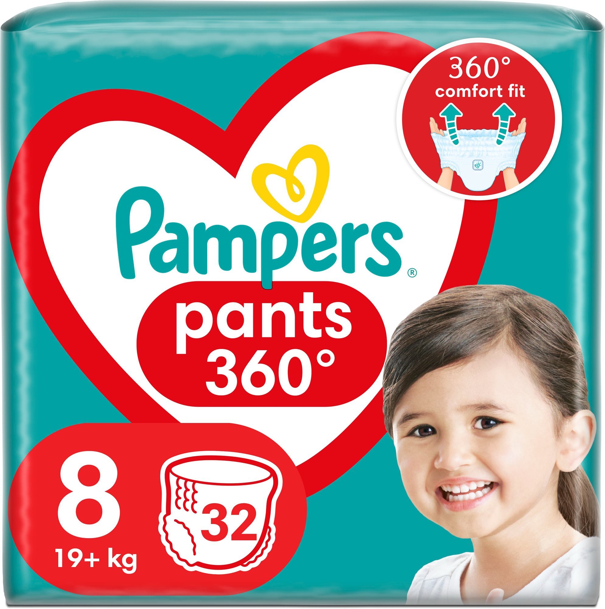 PAMPERS Active Baby Pants, 8 (32 db) Bugyipelenka