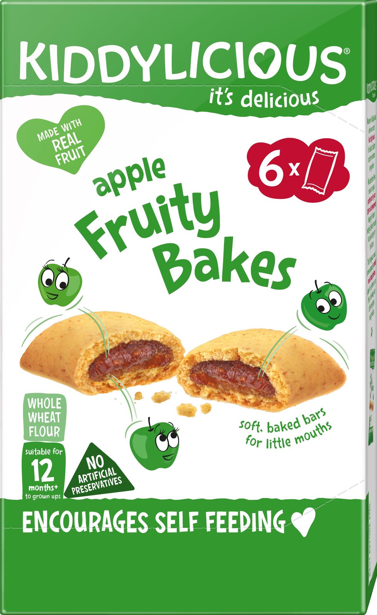Kiddylicious koláčiky jablčné 132 g Sušienky pre deti