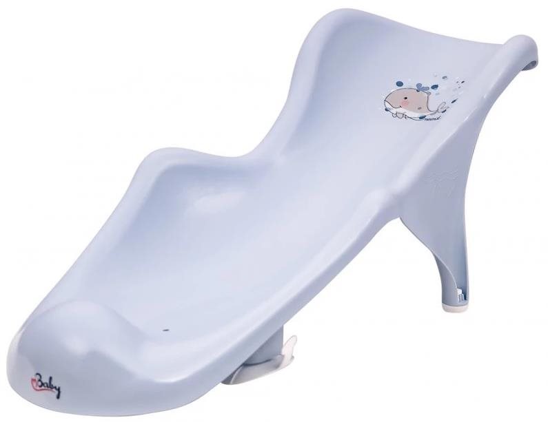 MALTEX ležadlo do vane Veľryba Minimal, Satin Blue Ležadlo do vaničky