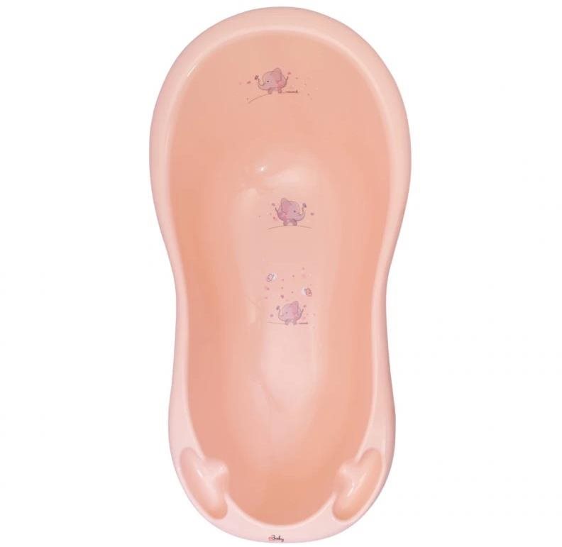Maltex Minimal Babakád Elefánt 84 cm, Peach Rose Babakád