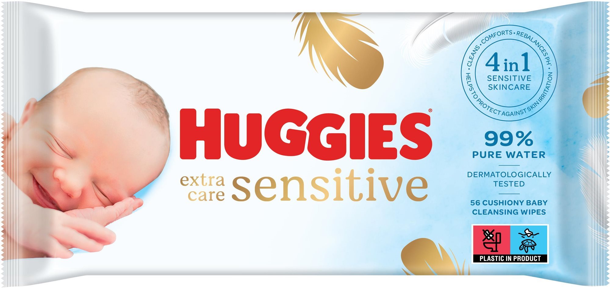 HUGGIES Extra Care Single - 56db Popsitörlő