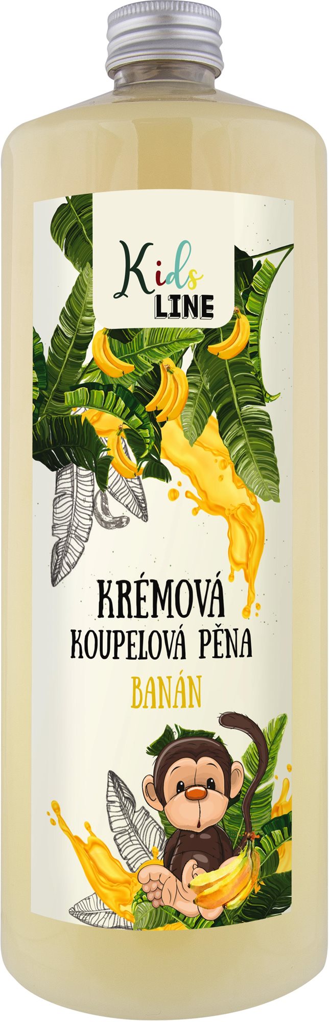 BOHEMIA GIFTS Banán 1000 ml Dětská pěna do koupele