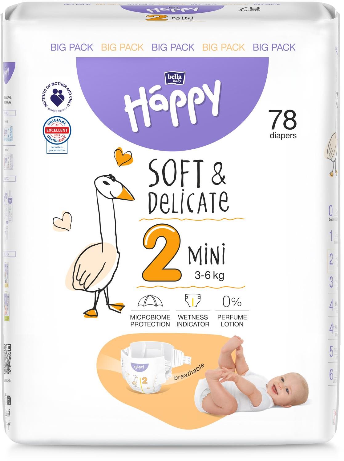Bella Baby Happy Mini (78 db) Eldobható pelenka