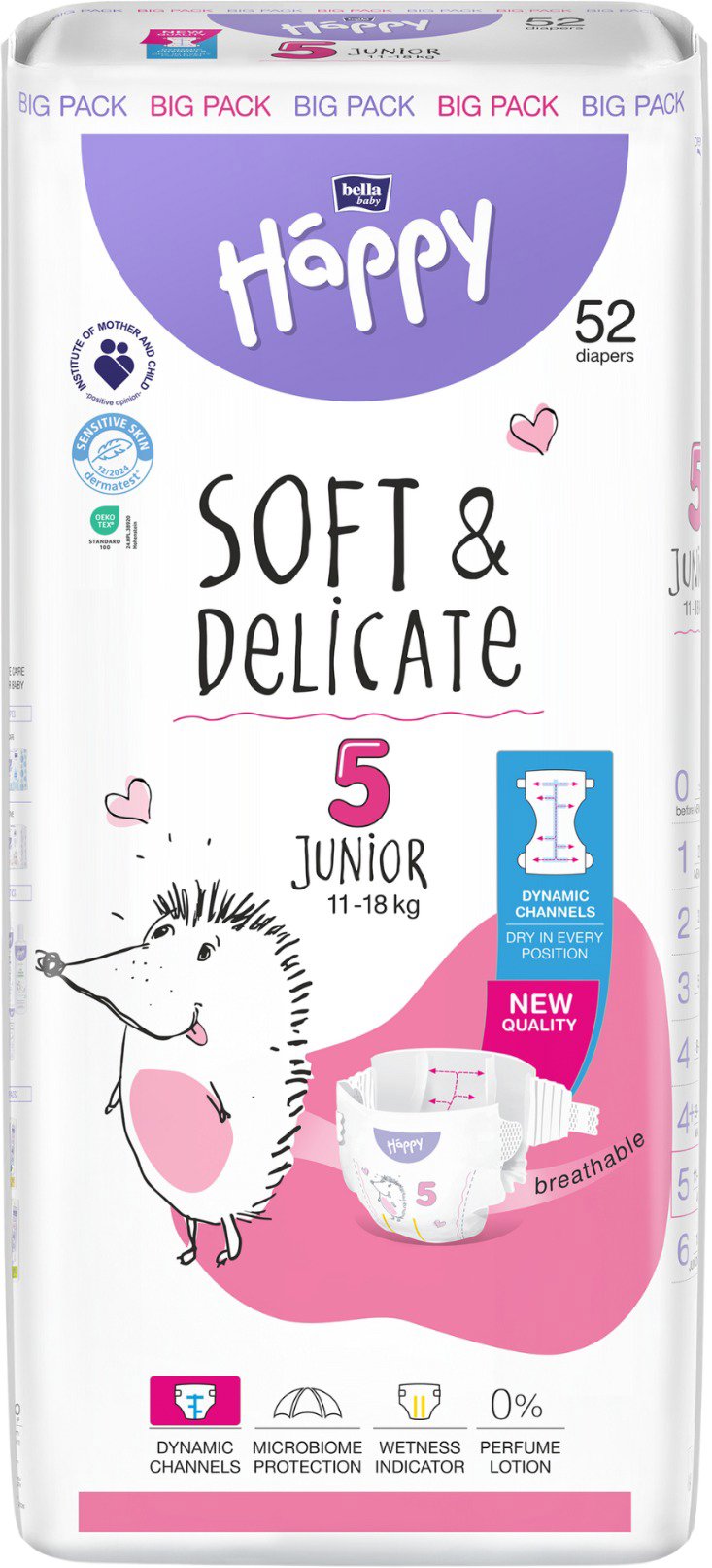 Bella Baby Happy Junior (52 db) Eldobható pelenka