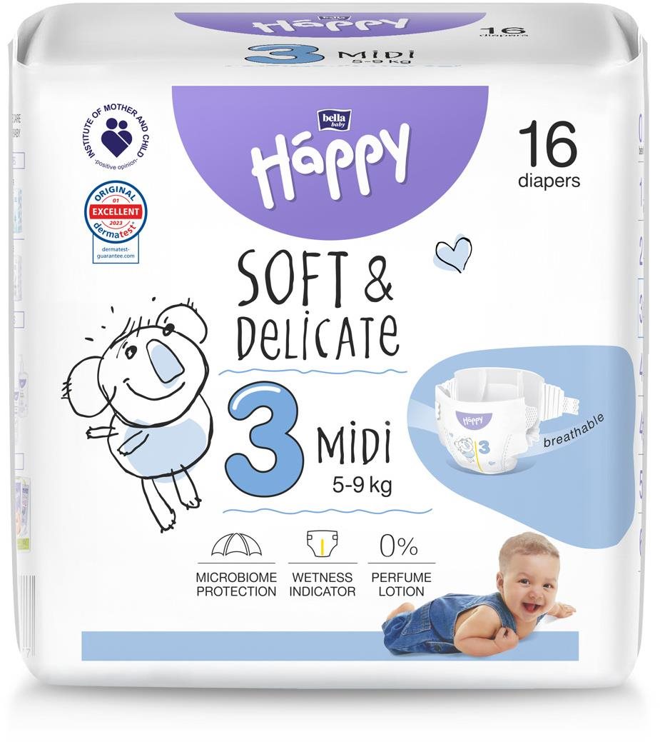 Bella Baby Happy Midi (16 db) Eldobható pelenka