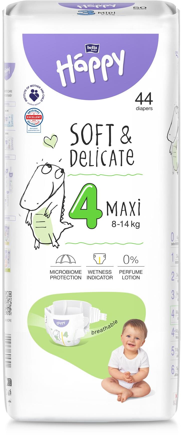 Bella Baby Happy Maxi (44 db) Eldobható pelenka