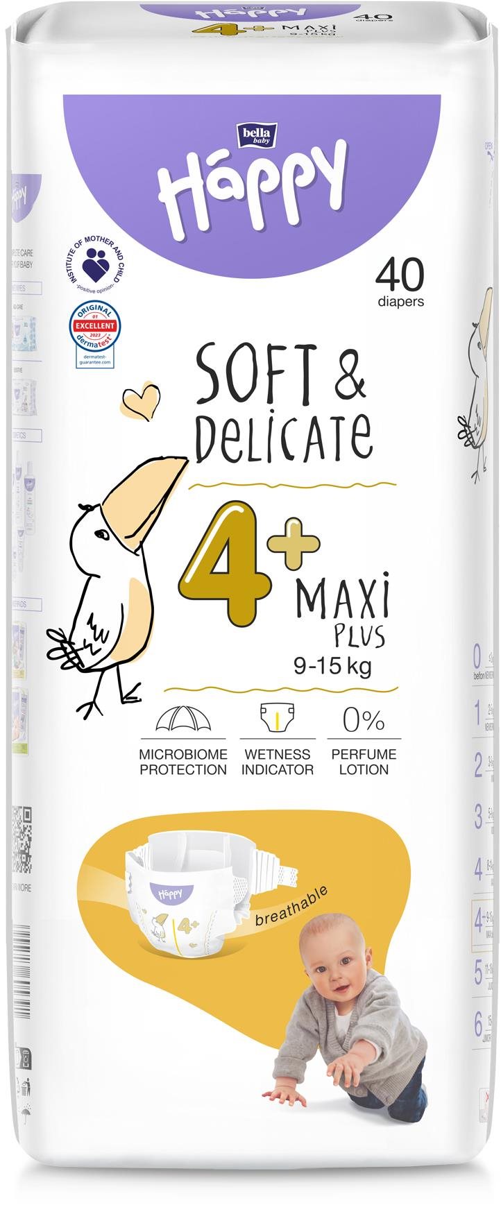 Bella Baby Happy Maxi Plus (40 db) Eldobható pelenka