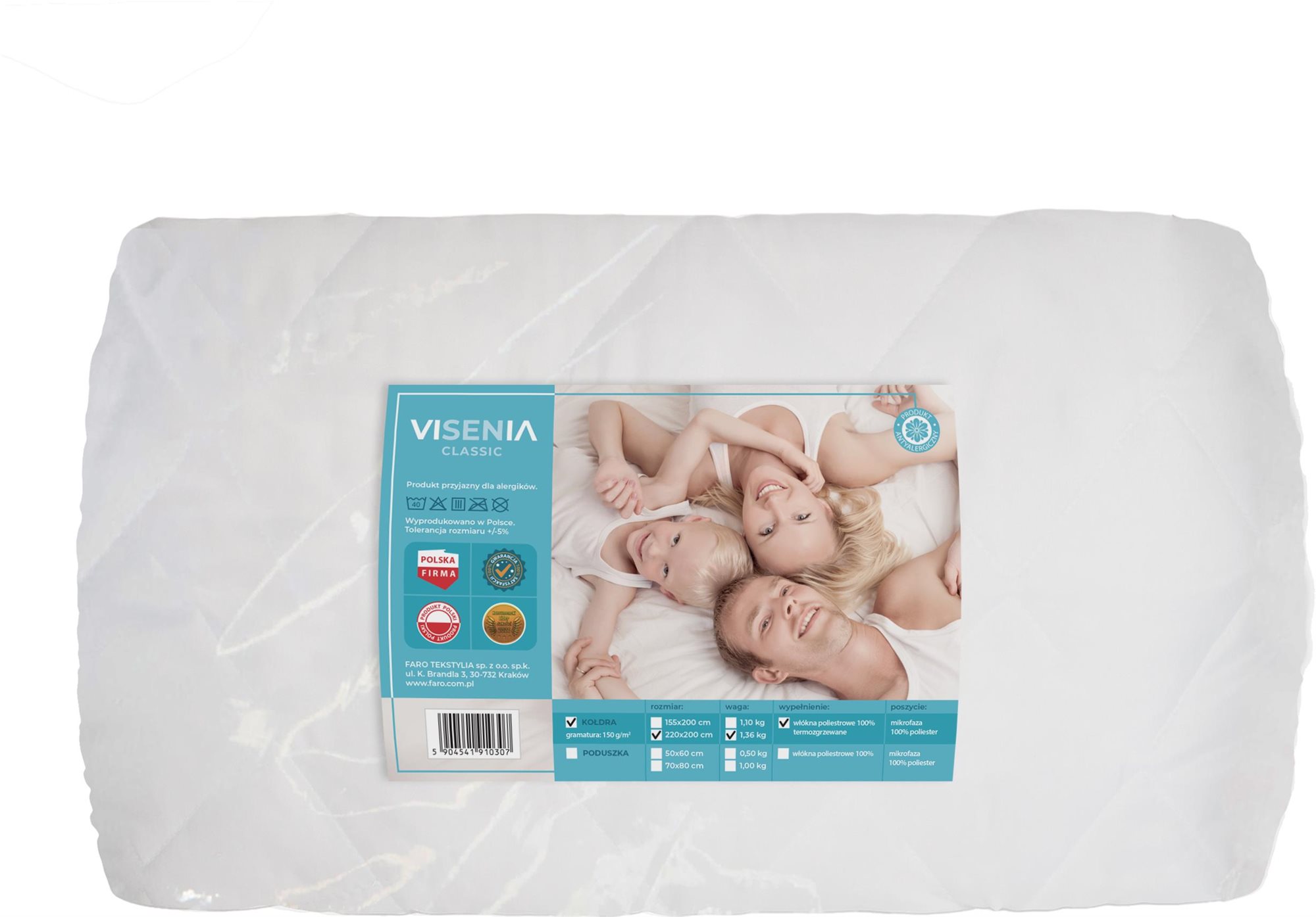 FARO Visenia Classic prikrývka 200 × 220 cm Prikrývka