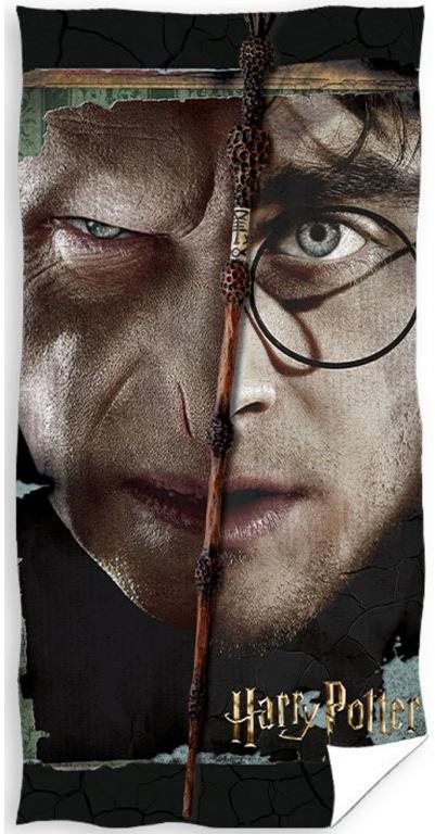CARBOTEX Harry Potter dvojaká tvár 70×140 cm Osuška