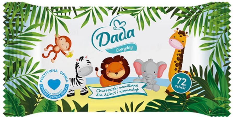 DADA Everyday 72 ks Dětské vlhčené ubrousky