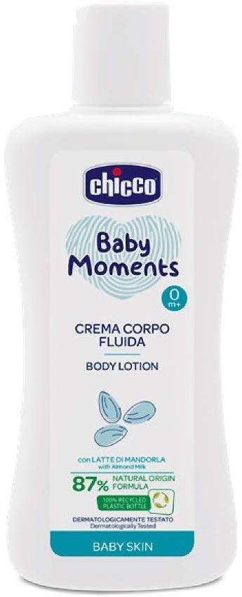 CHICCO Baby Moments 87 % prírodných zložiek 200 ml Telové mlieko