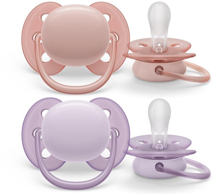 Philips AVENT Ultrasoft Premium Neutral 0-6 m kislány, 2 db Cumi