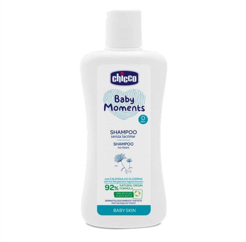 CHICCO Baby Moments 0 mes.+ Baby Skin, 200 ml Detský šampón