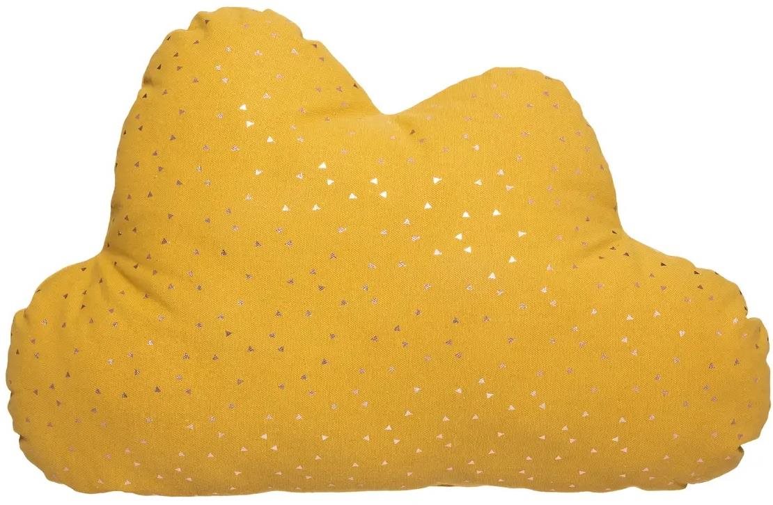 ATMOSPHERA gyermekpárna puff okkersárga 45×28 cm Párna