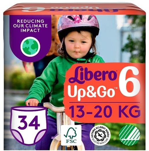 Libero Up&Go 6-os méret (34 db) Bugyipelenka