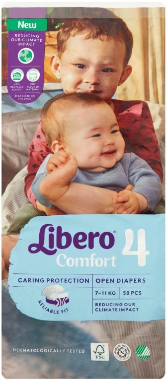 Libero Comfort 4-es méret Jumbo (50 db) Eldobható pelenka
