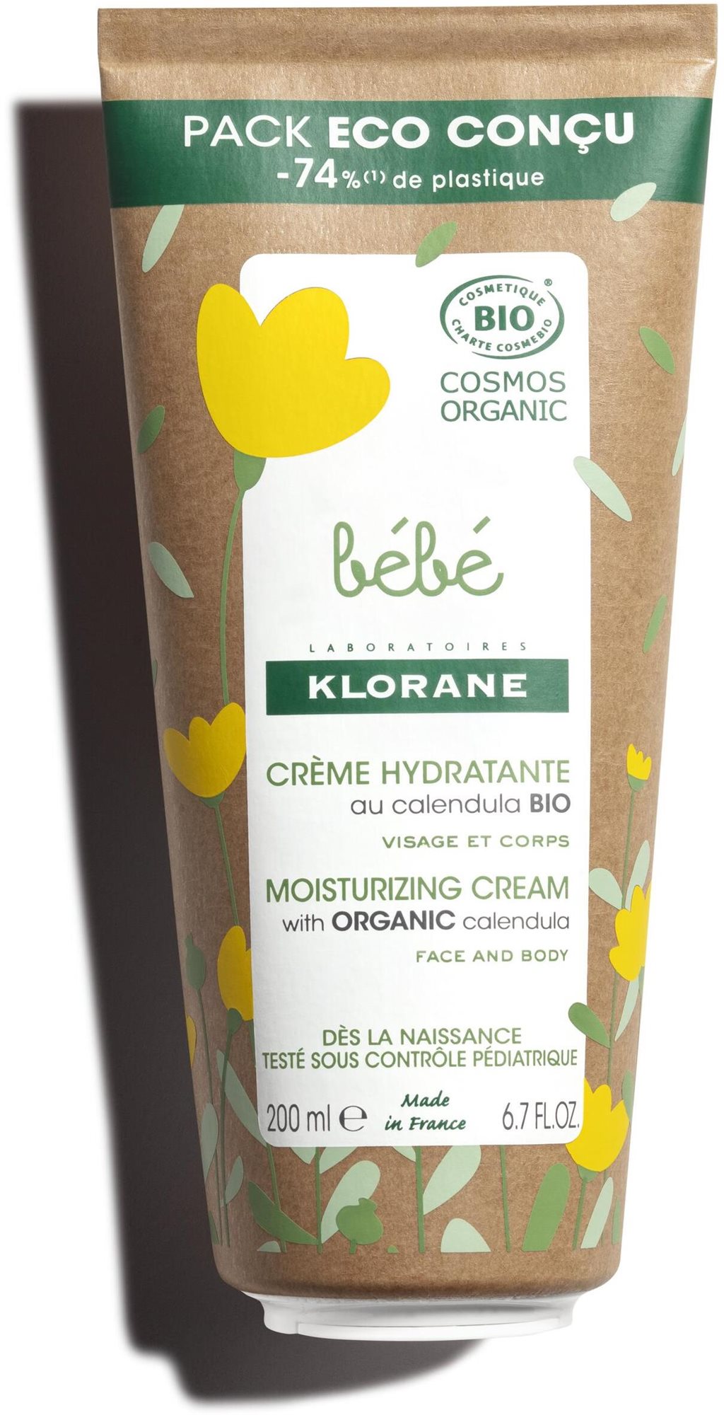 KLORANE Bébé Hydratačný krém s Bio nechtíkom 200 ml Detský telový...