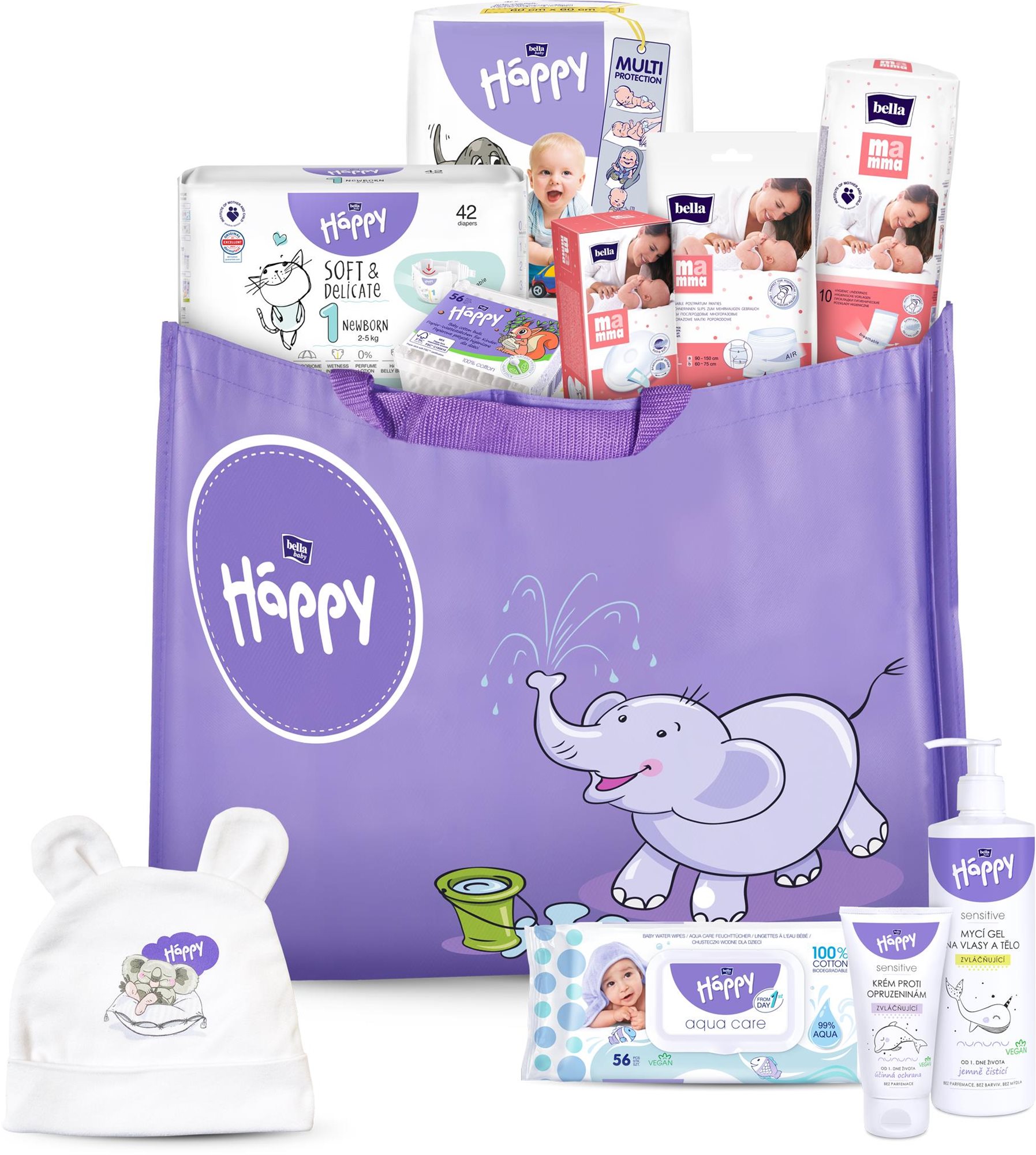 Bella Baby Happy pôrodnický balíček Basic XL Štartovacia sada pre...