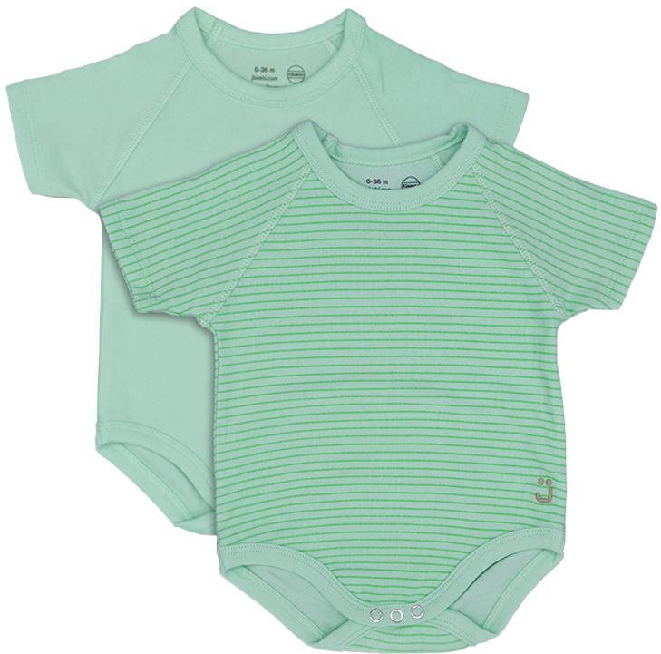 J BIMBI Rastúce body 0-36 m 4Season Aqua Green 2-pack Body pre...