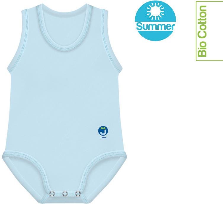 J BIMBI Rastúce body 0-36 m Summer Light Blue Body pre bábätko