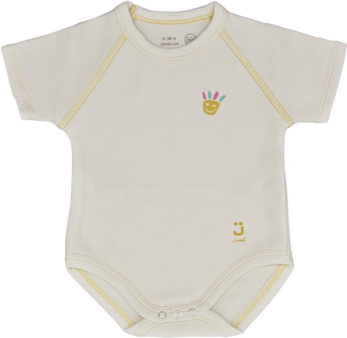 J BIMBI Rastúce body 0-36 m Warm Tribe Cream Body pre bábätko