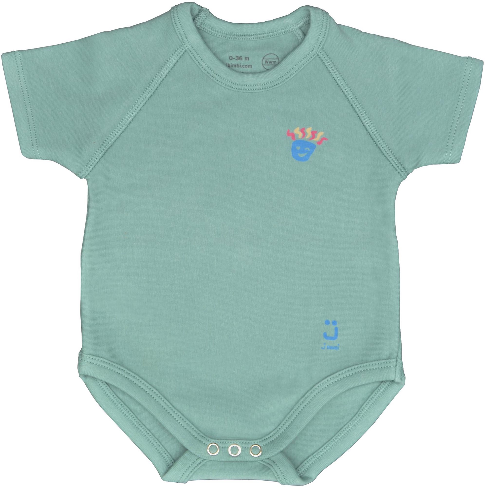 J BIMBI Rastúce body 0-36 m Warm Tribe Eucalyptus Body pre bábätko