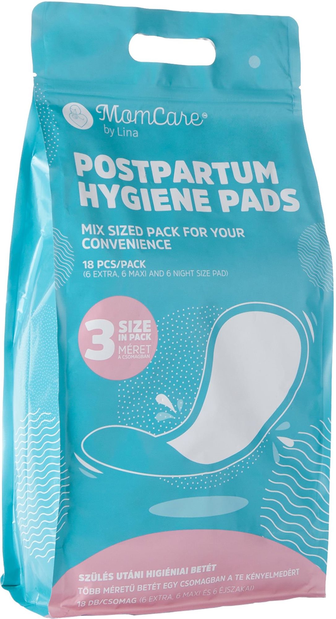 MomCare Popôrodné hygienické vložky 18 ks Popôrodné vložky
