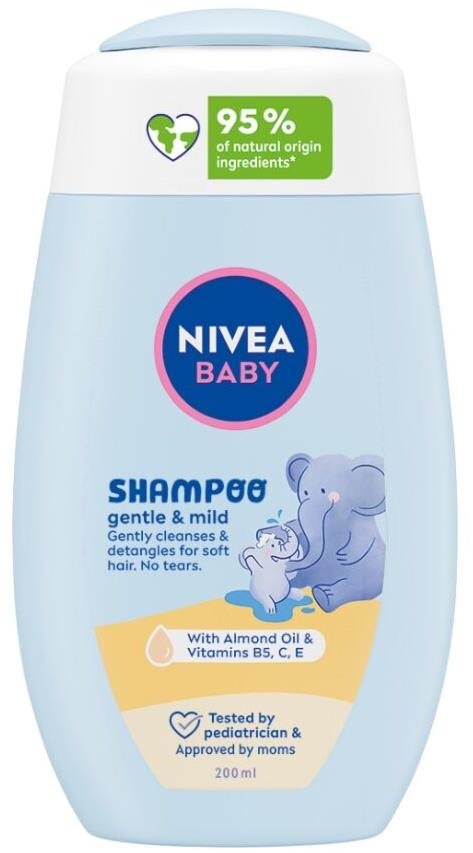 NIVEA Baby Shampoo Gentle & Mild 200 ml Dětský šampon