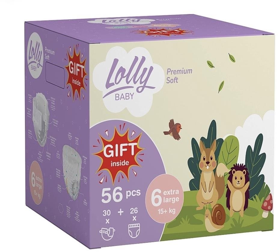LOLLY BABY Súprava Premium soft Junior veľkosť 6 (56 ks)...