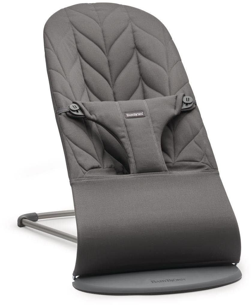 Babybjörn Bliss Anthracite cotton Petal, svetlá konštrukcia Detské...