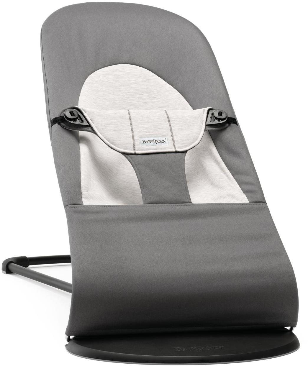 Babybjörn Balance SOFT Dark Grey/Grey Detské ležadlo