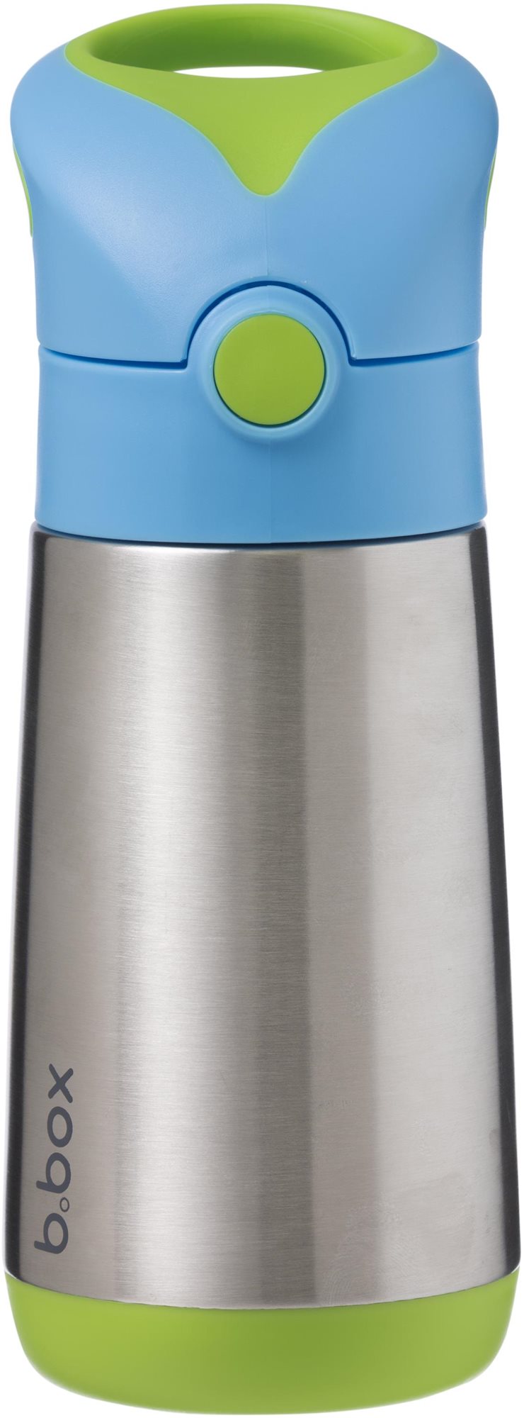 B.Box Termoska na nápoj so slamkou 350 ml – modrá/zelená Detská...