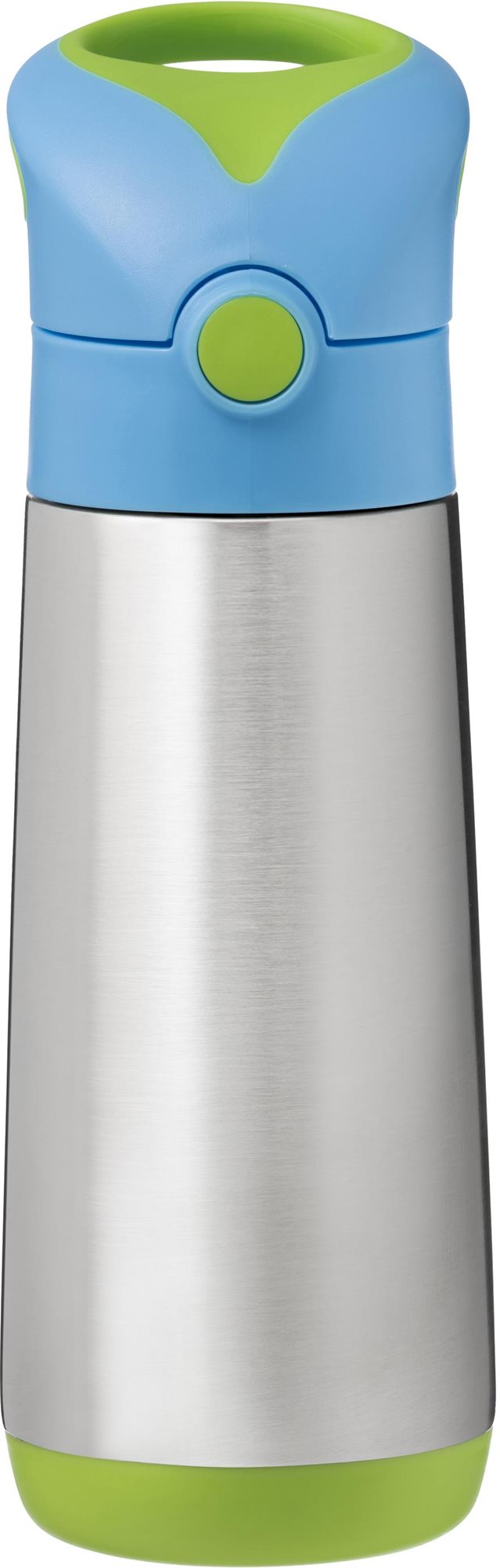 B.Box Termoska na nápoj so slamkou 500 ml – modrá/zelená Detská...