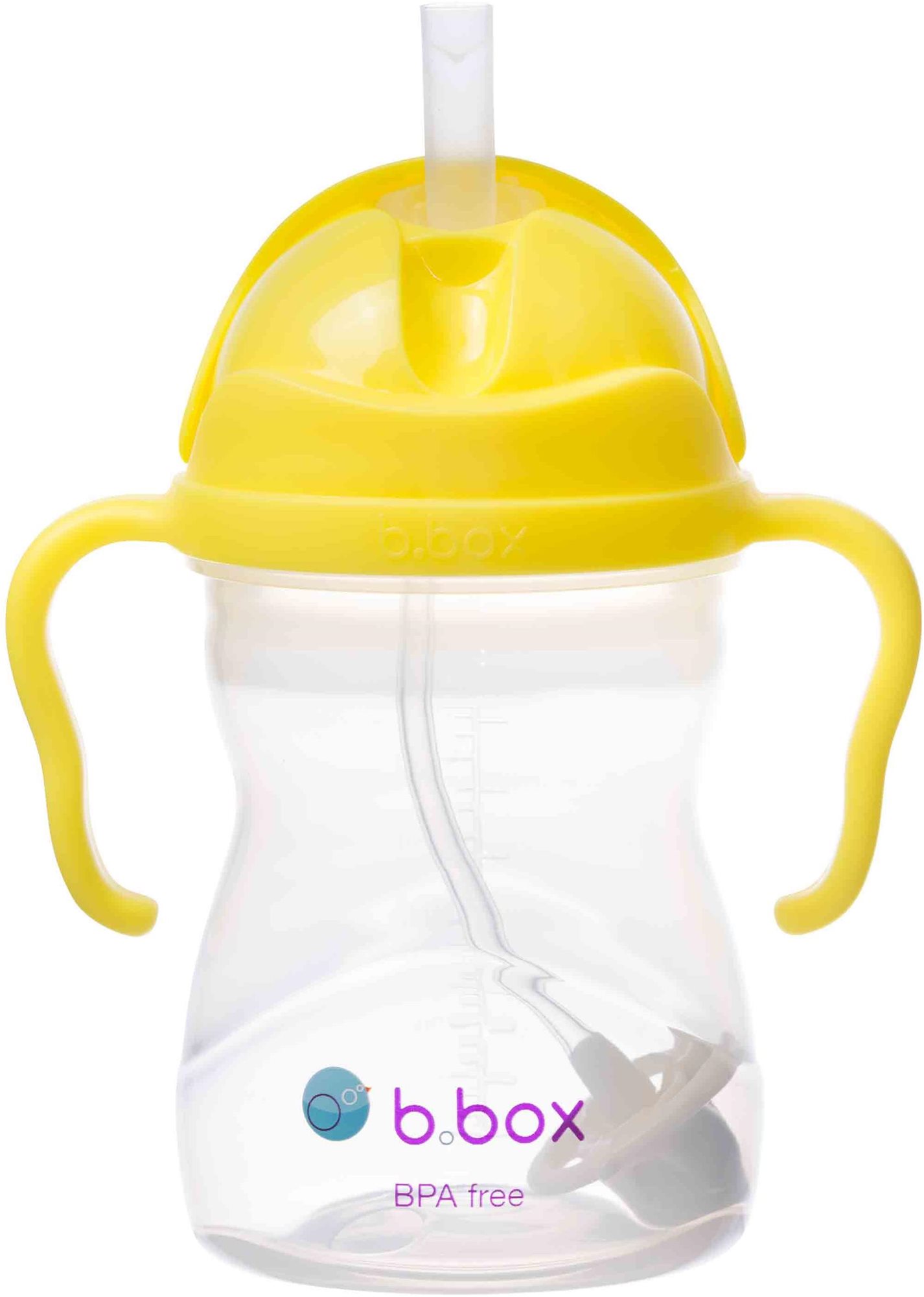 B.Box Hrnček so slamkou – citrón 240 ml Detský hrnček