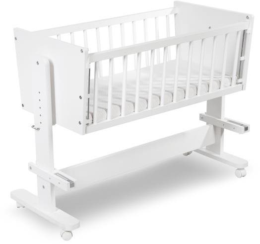 Klupś ZOYA 89 × 40 cm 5v1 biela Detská postieľka